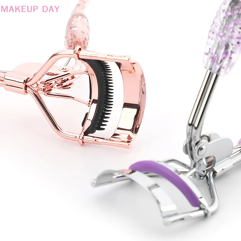 Eyelash Curler With Comb Mermaid Tail Handle Makeup Eyelash Curling Clip Cosmetic Eyelashes Beauty Makeup Tool Accessories Gift