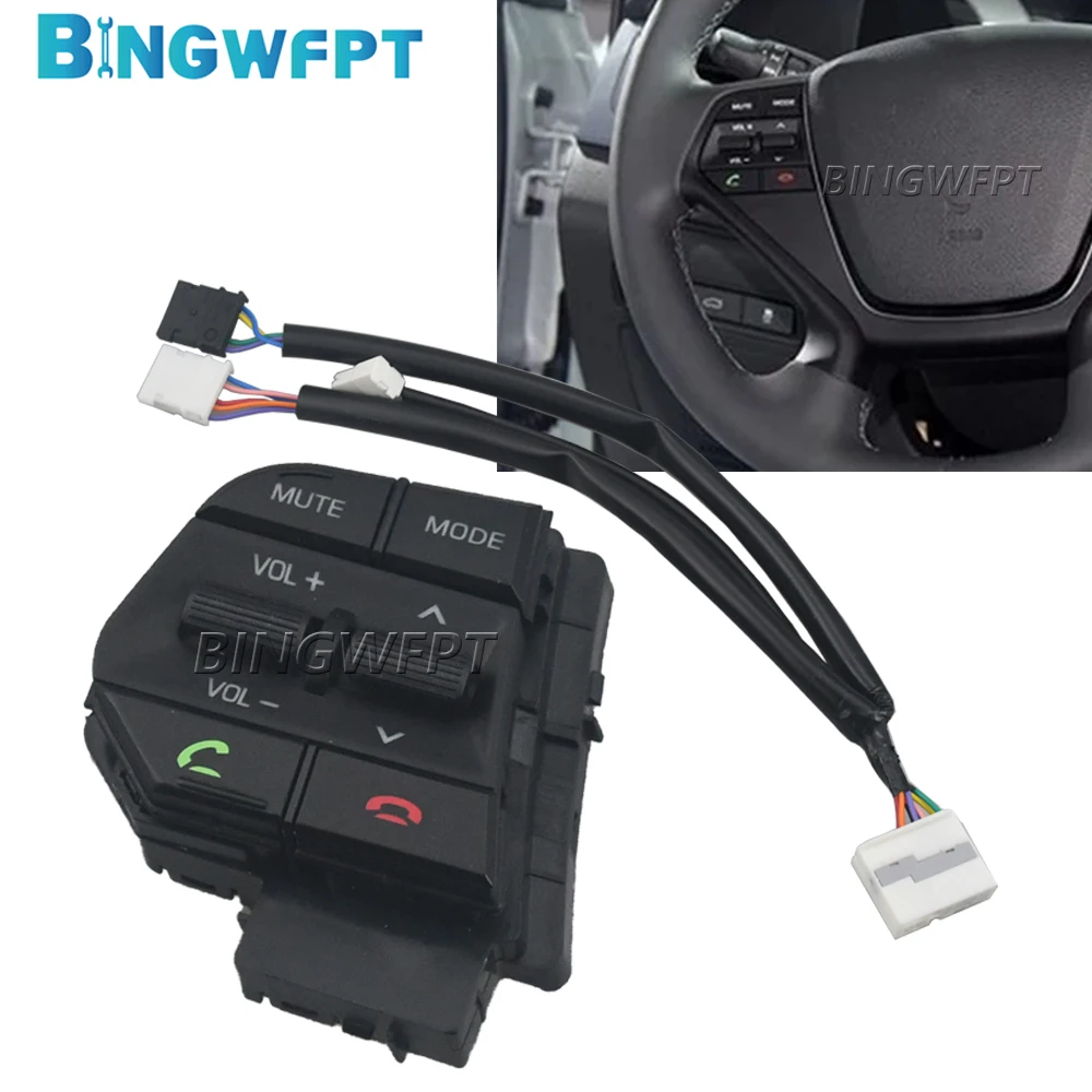 

For Hyundai Sonata 9 2.4 2015 2016 2017 Left/Right Multifunctional Steering Wheel Button Volume Telephone Control Switch