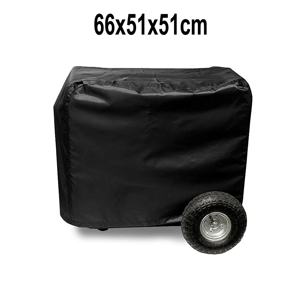Oxford Cloth Generator Cover With Draw Cord 66*51*51cm 81*61*61cm 97*76*76cm Polyester UV Coated Waterproof Fabric