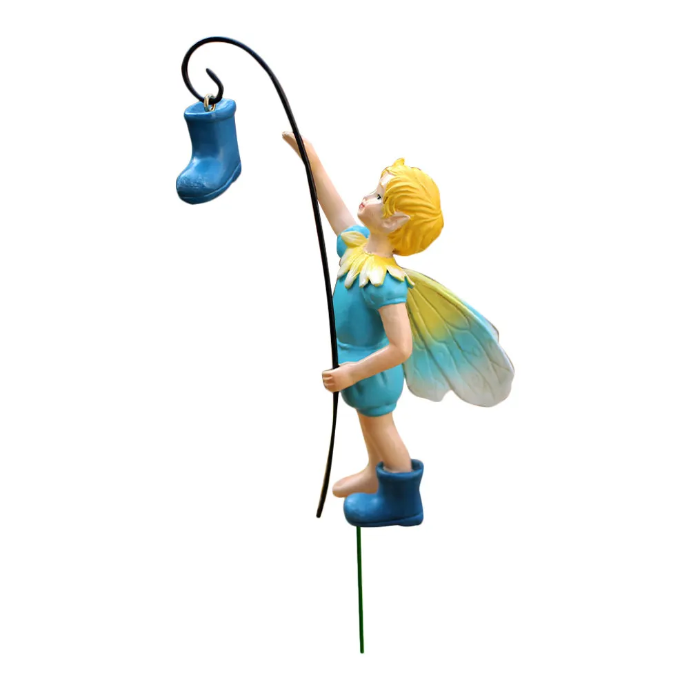 Premium Resin Elf Sculpture Garden Home Decor Statue Outdoor Indoor Landscape Decoration Elegant Craftsmanship Fade Proof Shape