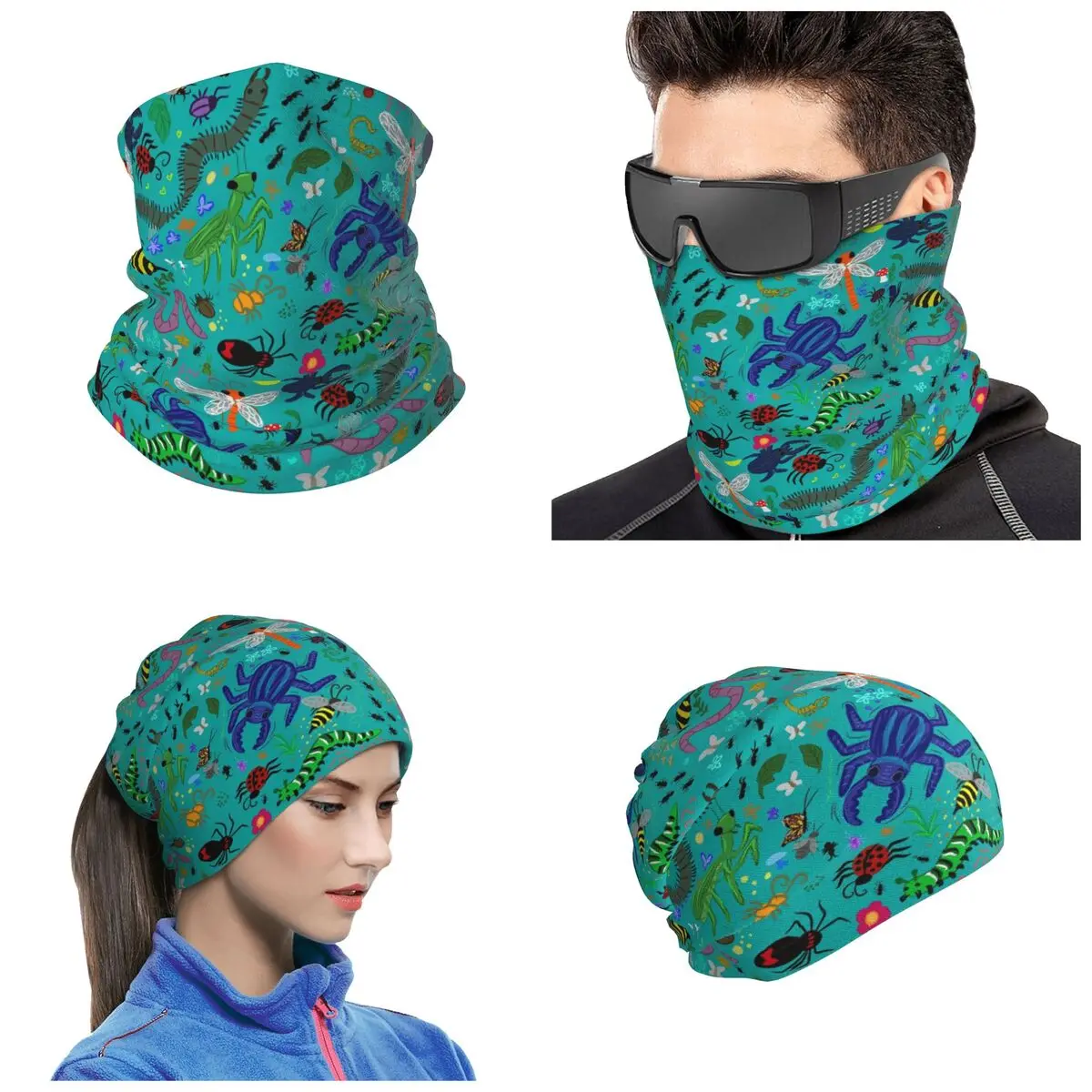 Bugs Bandana Neck Cover Printed Mask Scarf Running Balaclava Unisex Adult Breathable