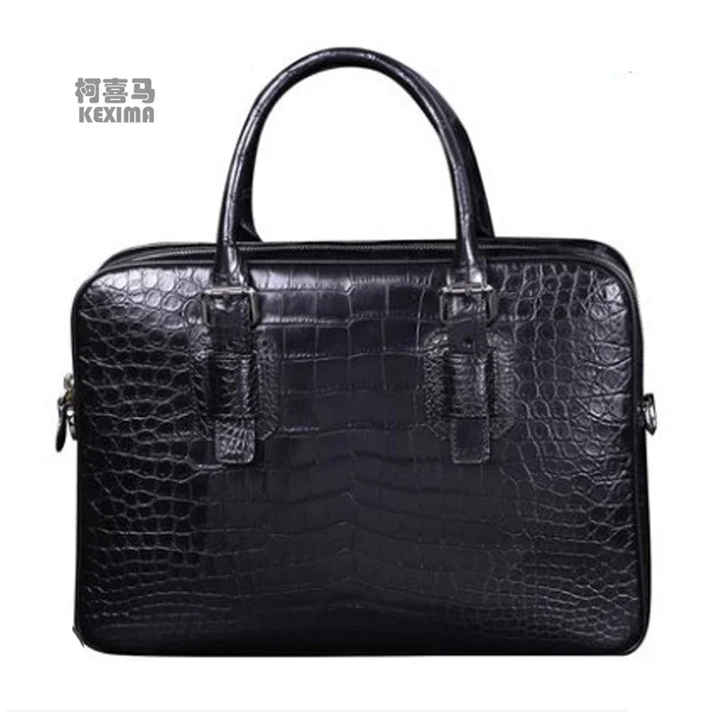 

heimanba Crocodile skin male handbag male bag business men handbag bag fashion casual new
