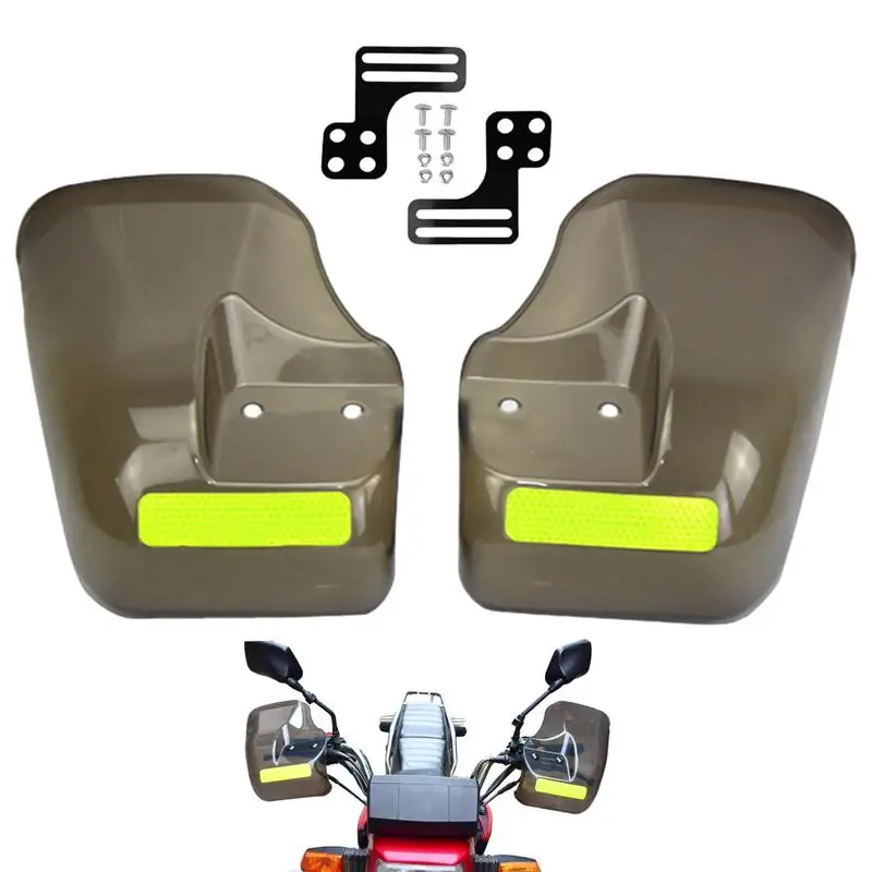 

400g Motorcycle Hand Guards Stand Wear And Tear Hand Shield Protector Durable Embedded Reflective Strips Hand Guard for bike