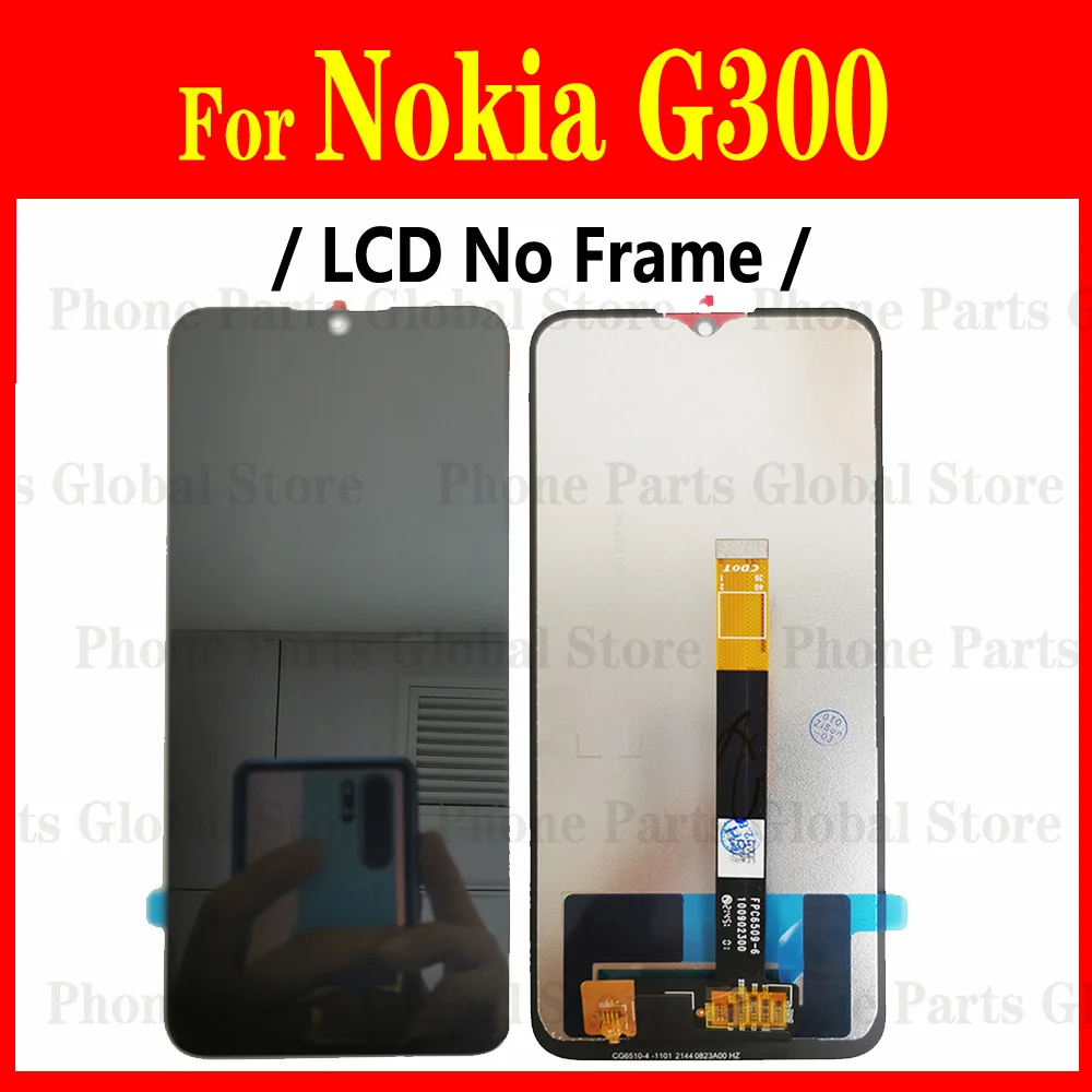 For Nokia G10 G20 LCD Display G11 Plus G21 G22 G50 G60 G300 G400 Screen Touch Digitizer Assembly Replacement With Frame TA-1334