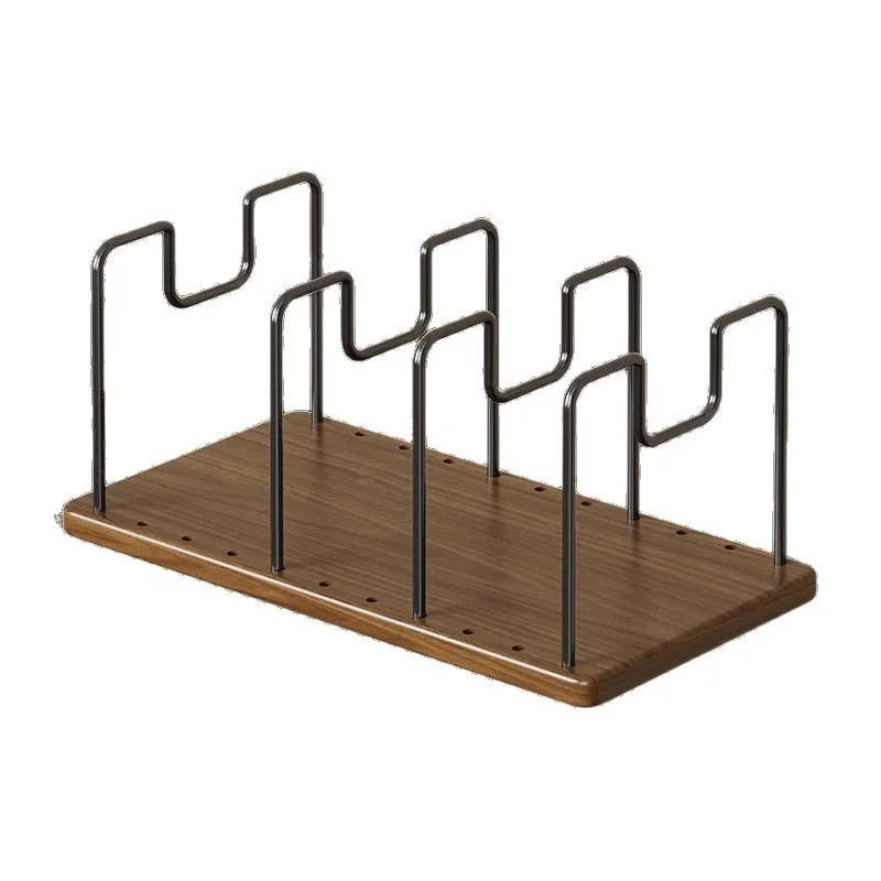 Solid Wood Book Stand Reading Desk Bookshelf Office Desktop Detachable File Storage Rack