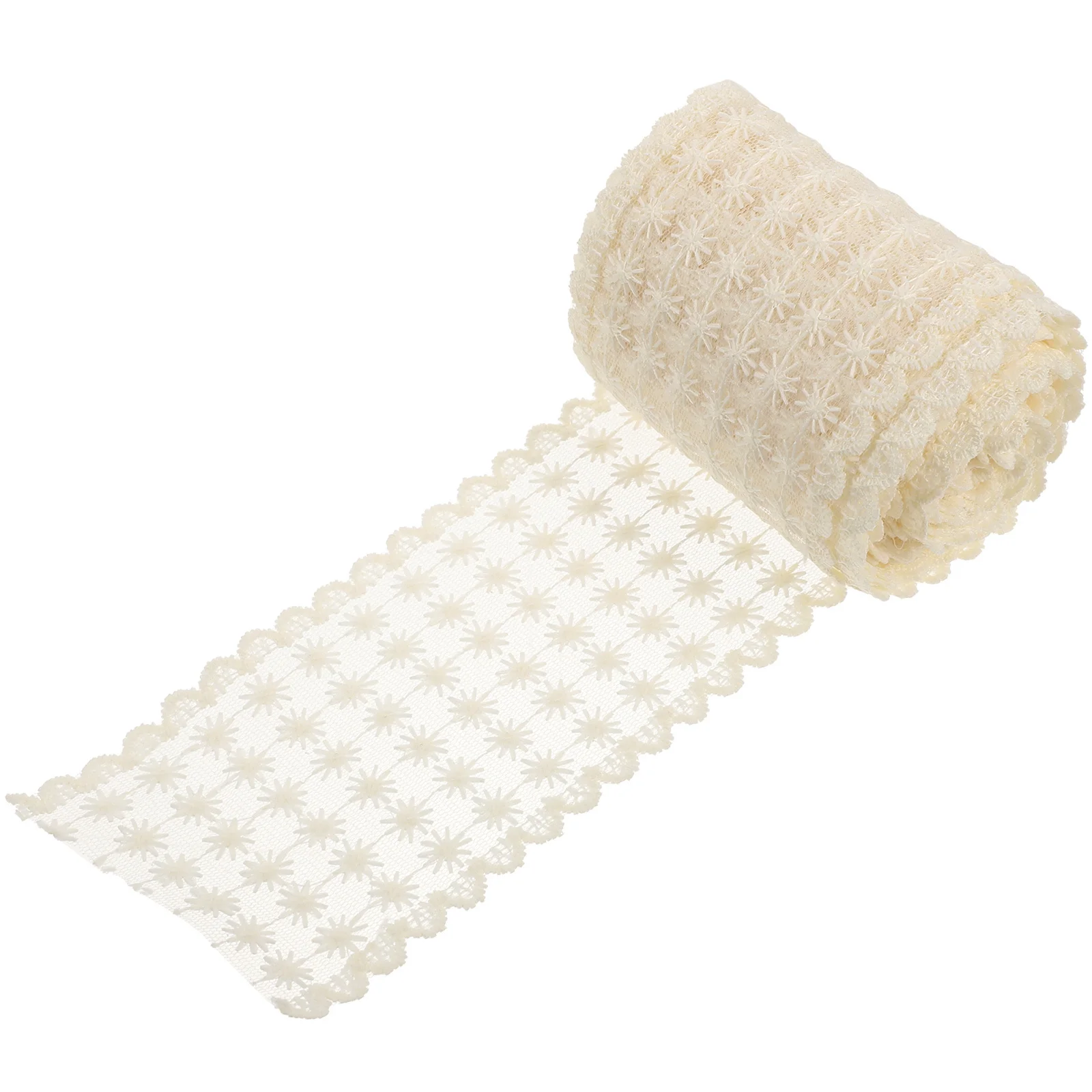 

1 Roll DIY Embroidery Lace Trim Ribbon for Sewing Crafts Clothes Hair Accessories Embroidery Lace Trim Sewing Fabric