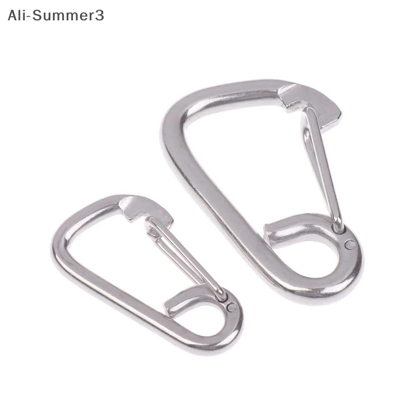 Simple Stainless Steel Scuba Diving Buckle Clip Heavy Duty Camping Carabiner Hooks Outdoor Safety Diving Buckle Clip