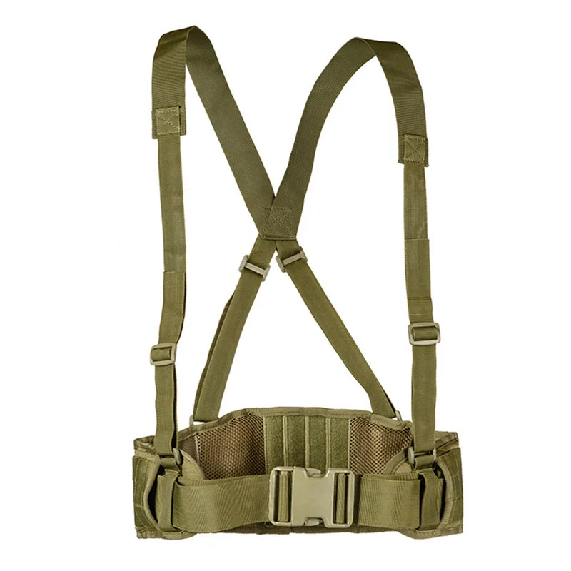 

Molle Belt Special 1000D Nylon Belt Men's Convenient Combat Girdle EAS H-shaped Soft Padded Adjustable