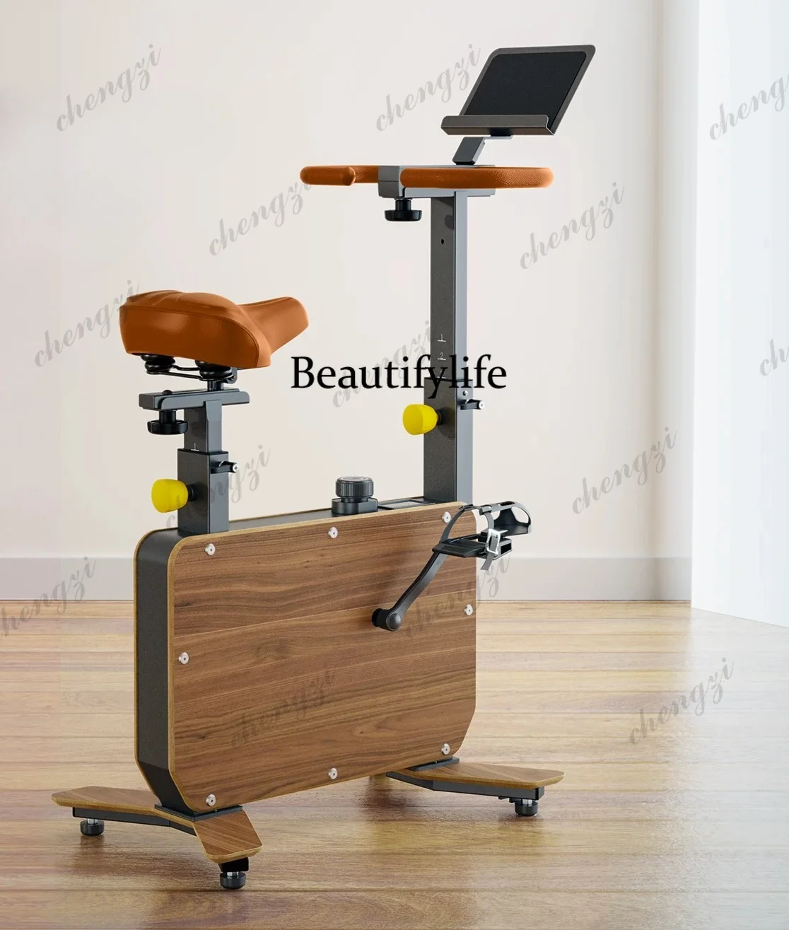 Household magnetic control exercise bike Indoor self-propelled bicycle Adjustable office with desktop