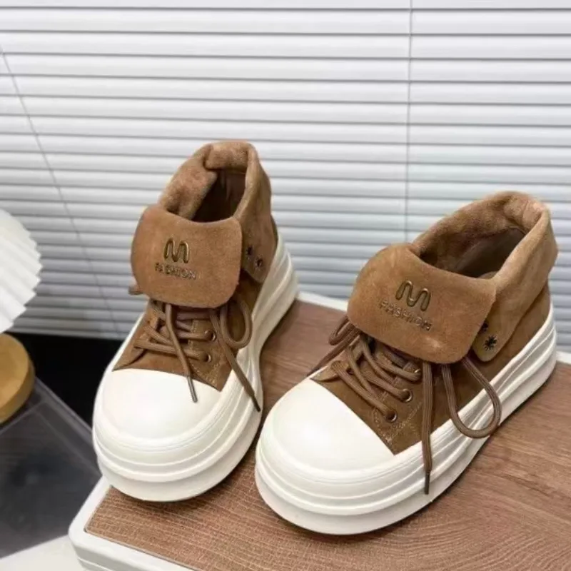 

2026 New High Top Canvas Shoes Women's Original Platform Women's Vulcanized Shoes Comfortable Retro Canvas Sports Shoes