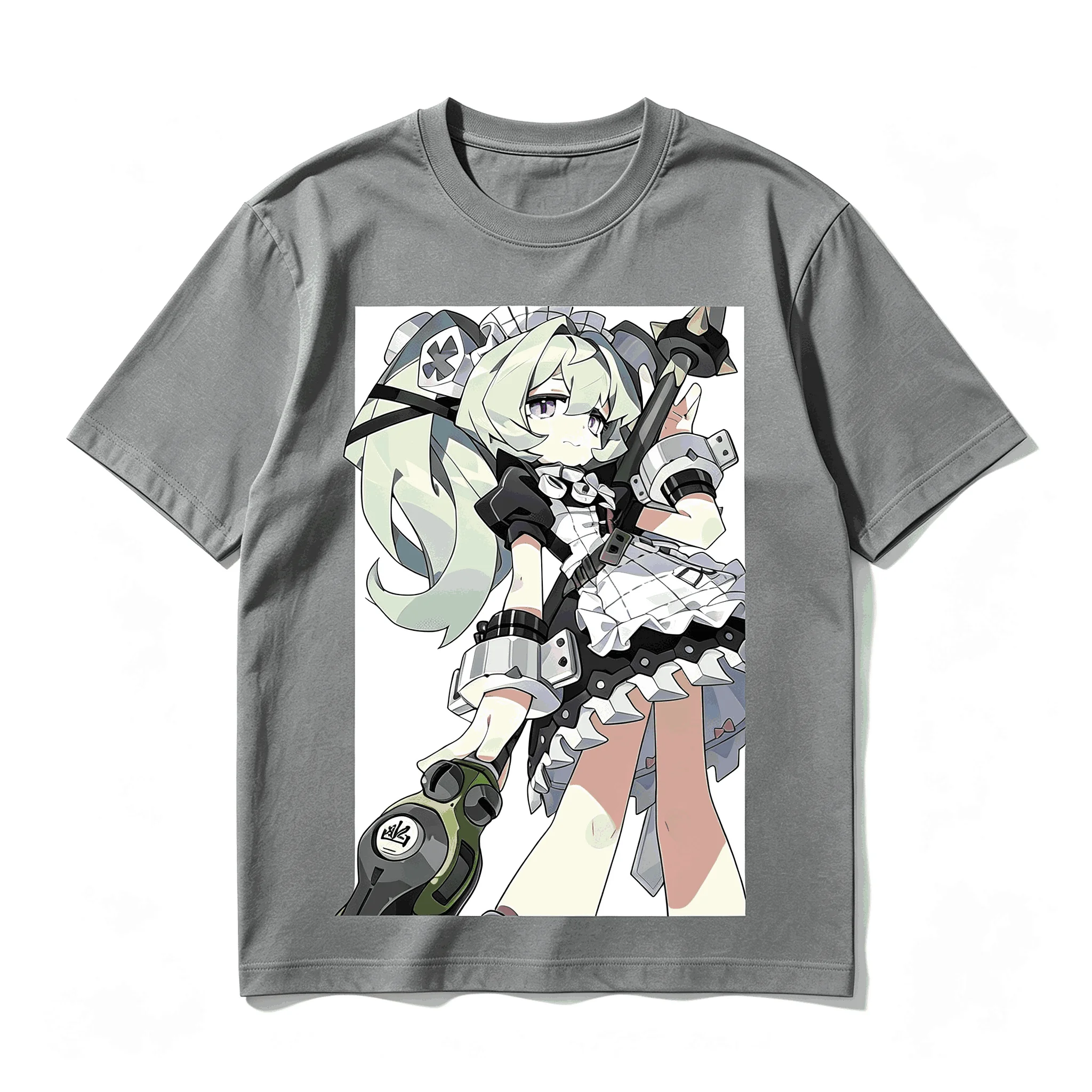Zenless Zone Zero Printed Cotton Neutral O-Neck Short Sleeve Streetwear Trendy Cotton Oversized Unisex high quality Comfortable