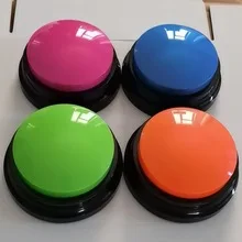 1pcs Pet Communication Button Dog 30 Second Recording Button Speaker Buzzer Interactive Toys Recording Toys Interactive Feeding