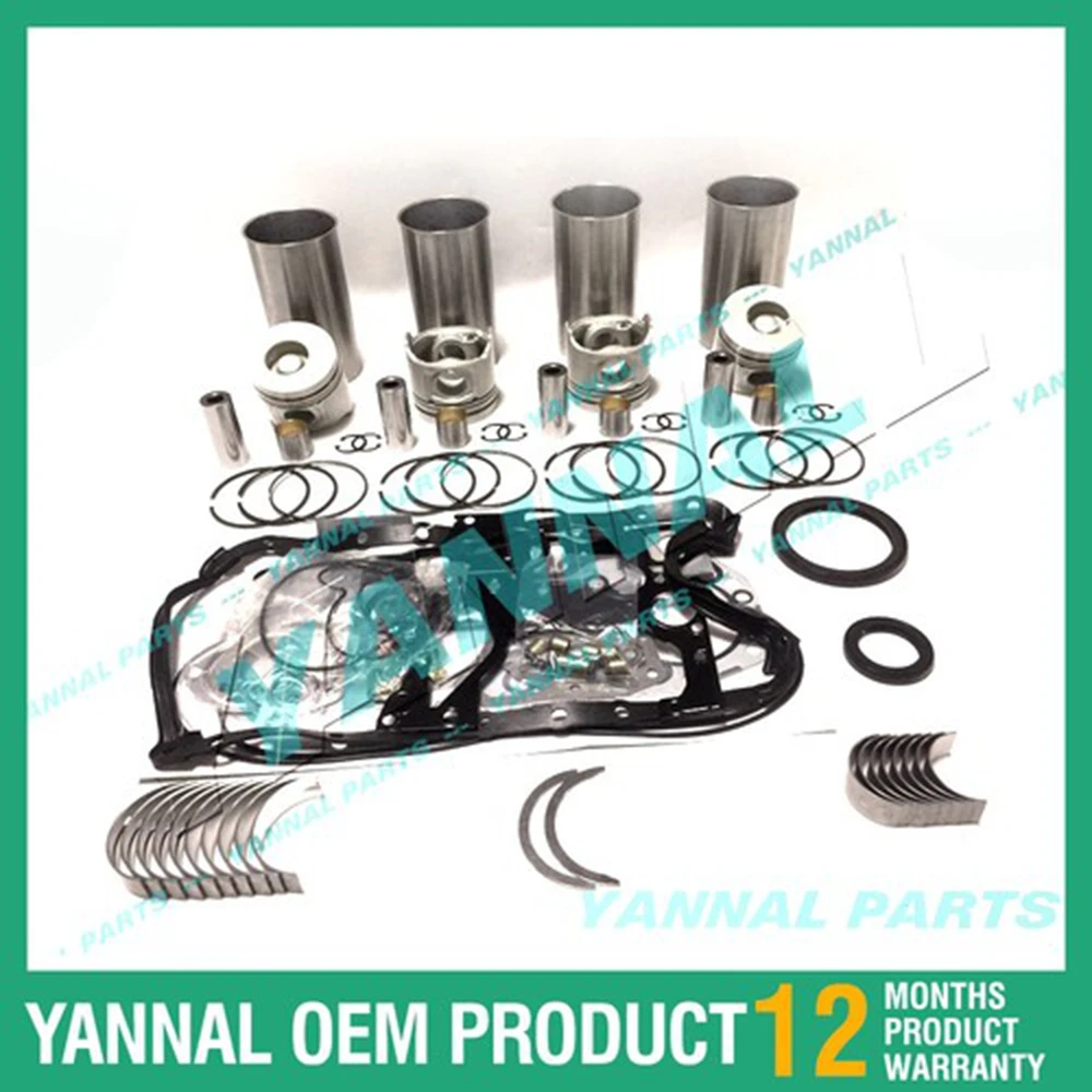 

4JH1 Overhaul Rebuild Kit With Full Gasket Bearing Set For Isuzu Engine