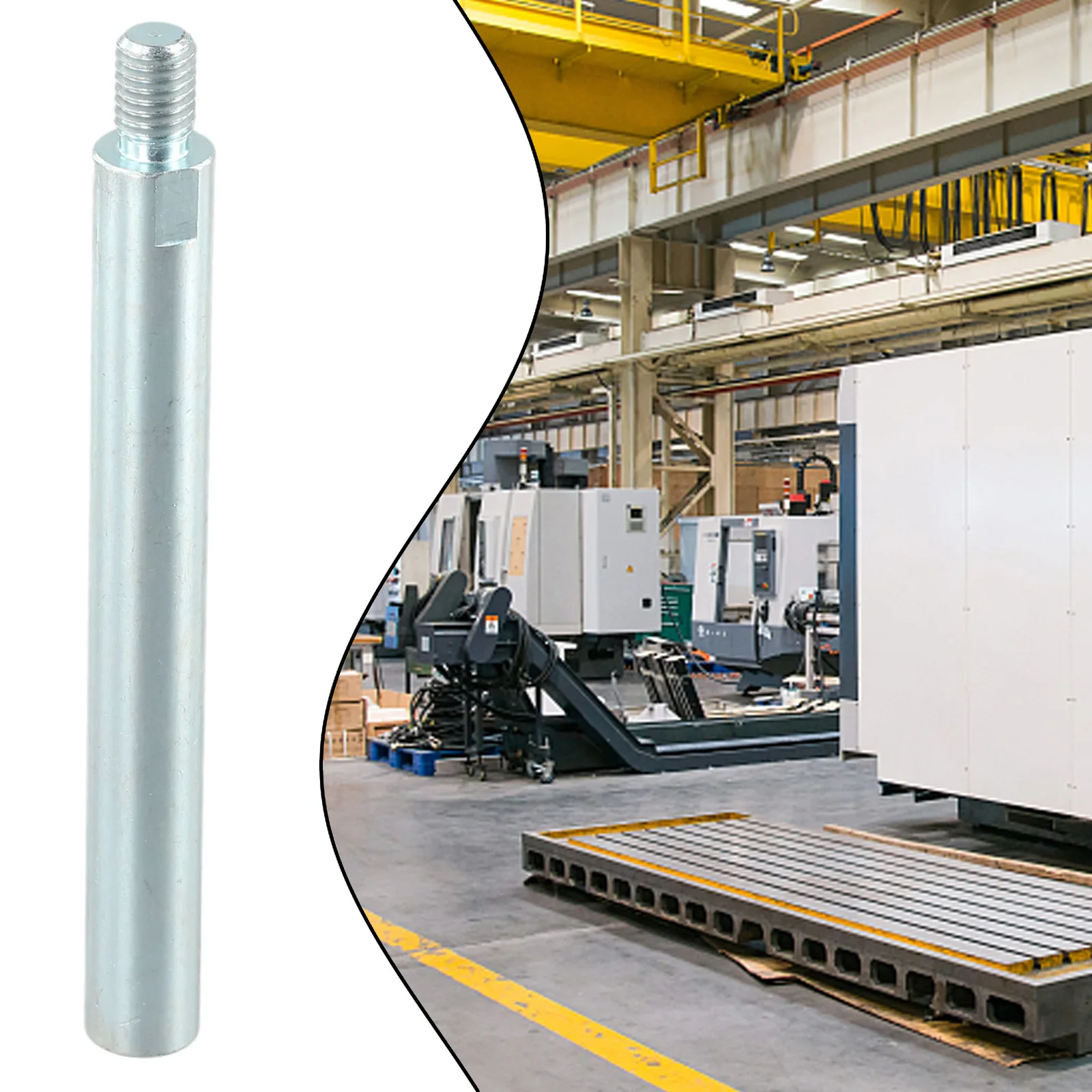 1pc 40/60/80/140mm Angle Grinder Adapter Rod Extension Rod M10 Threaded =Rod =For= Model 100 AngleGrinderPolisherAccessories