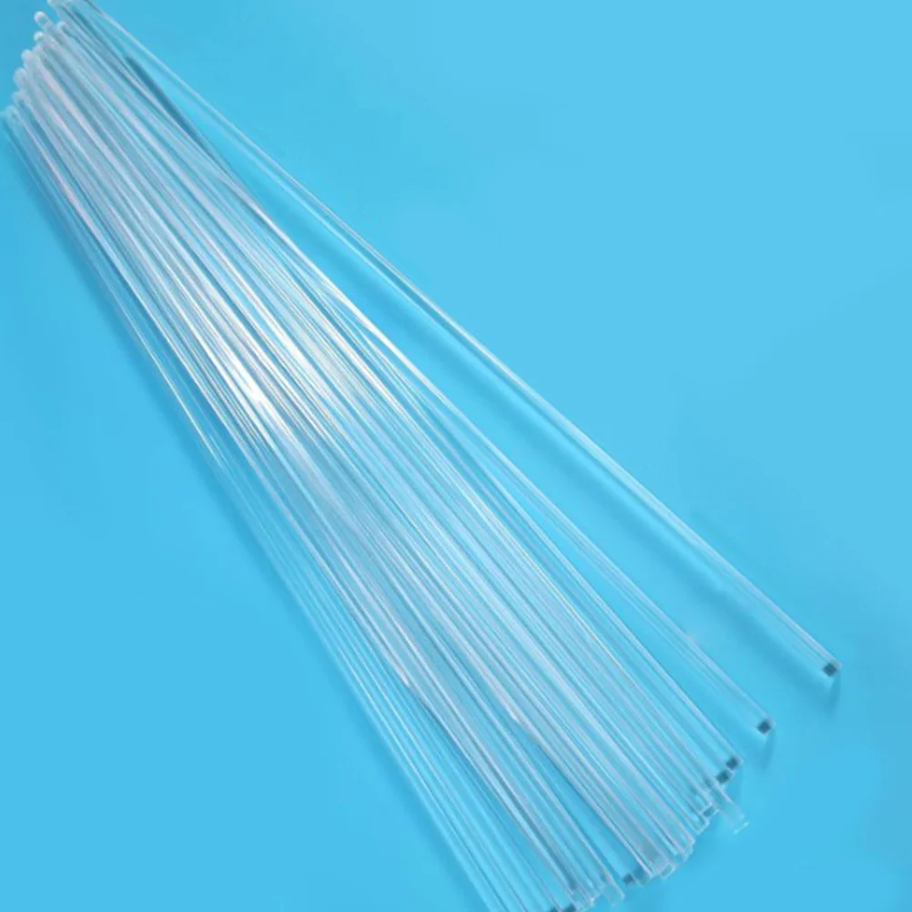 

20Sets Transparent Acrylic Plant Stakes Straight Supports Large Capacity Stem Support Poles for Garden Flower Climbing Bamboo