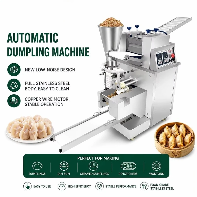Fully Automatic Dumpling Making Machine Multiple Mold Options Supports Production Of Meat Vegetable Mixed Stuffed Dumplings