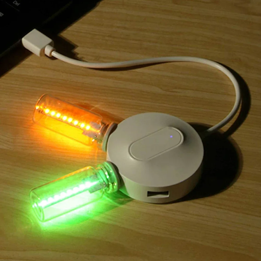 

Dimmable LED Filament Lamp USB Plug And Play Decorative Atmosphere Light For Car Bedroom Car Mini USB Night Light Touch Control