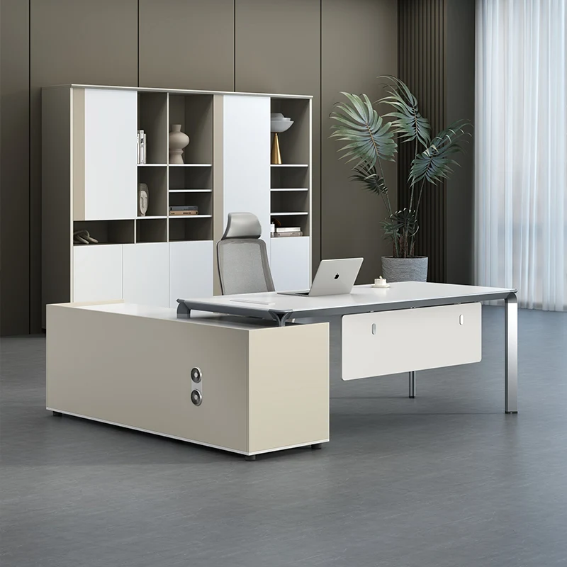 

Ne Design Modern Office Tables Computer Desks MDF Manager Desk for Office Furniture Executive Office Desk