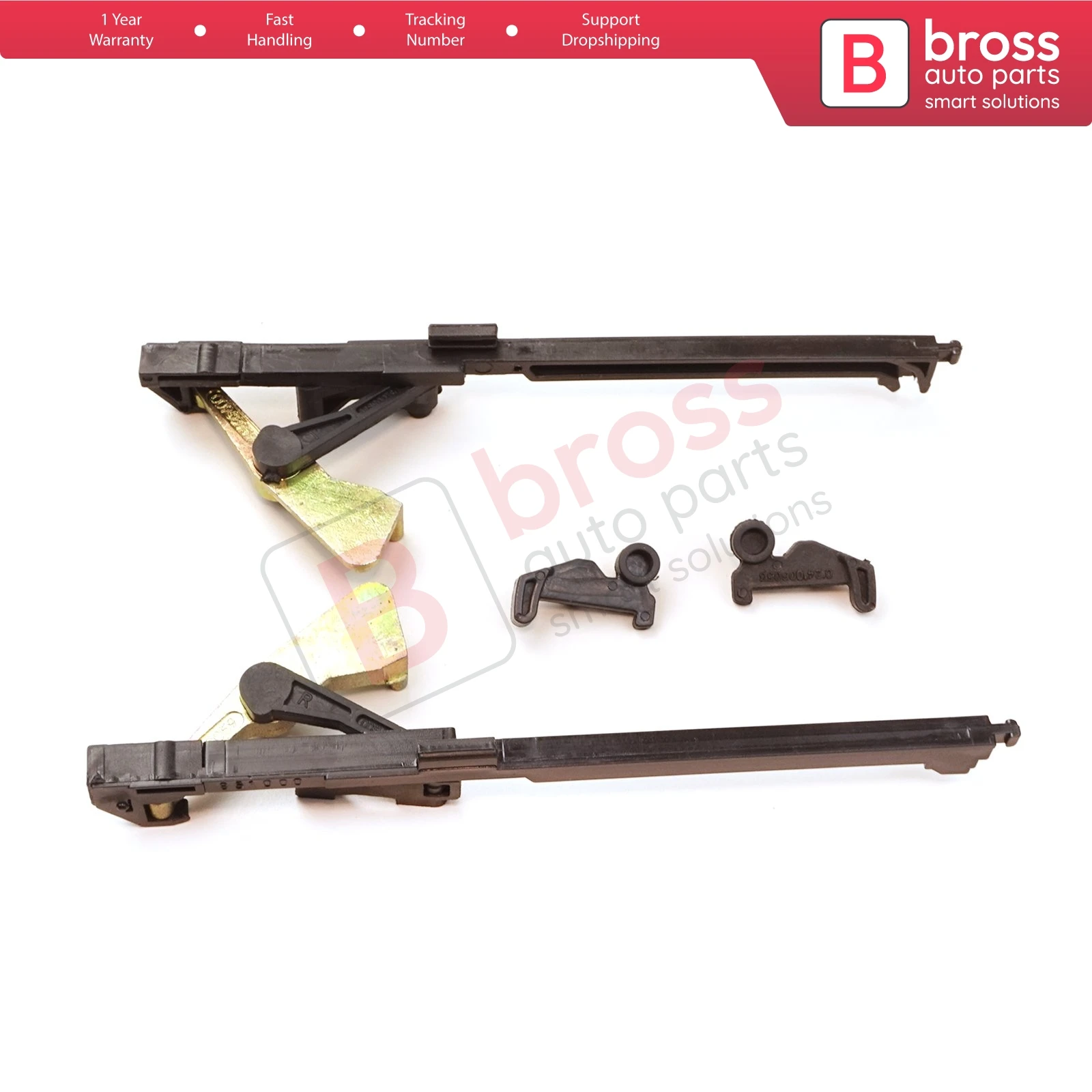 BSR645 Sunroof Guide Rail Arm Stroke Angle Repair Set EHD100140 150 for Range Rover P38 Freelander L314 Cherokee WJ WG KL Volvo