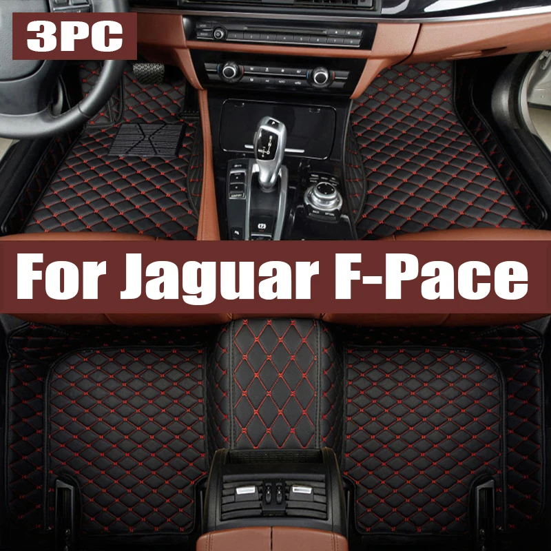 

For Jaguar F-Pace X761 2016-2020 Car Floor Mats All-Weather TPE Foot Mats Pad Waterproof Tray Mat Interior trunk mat