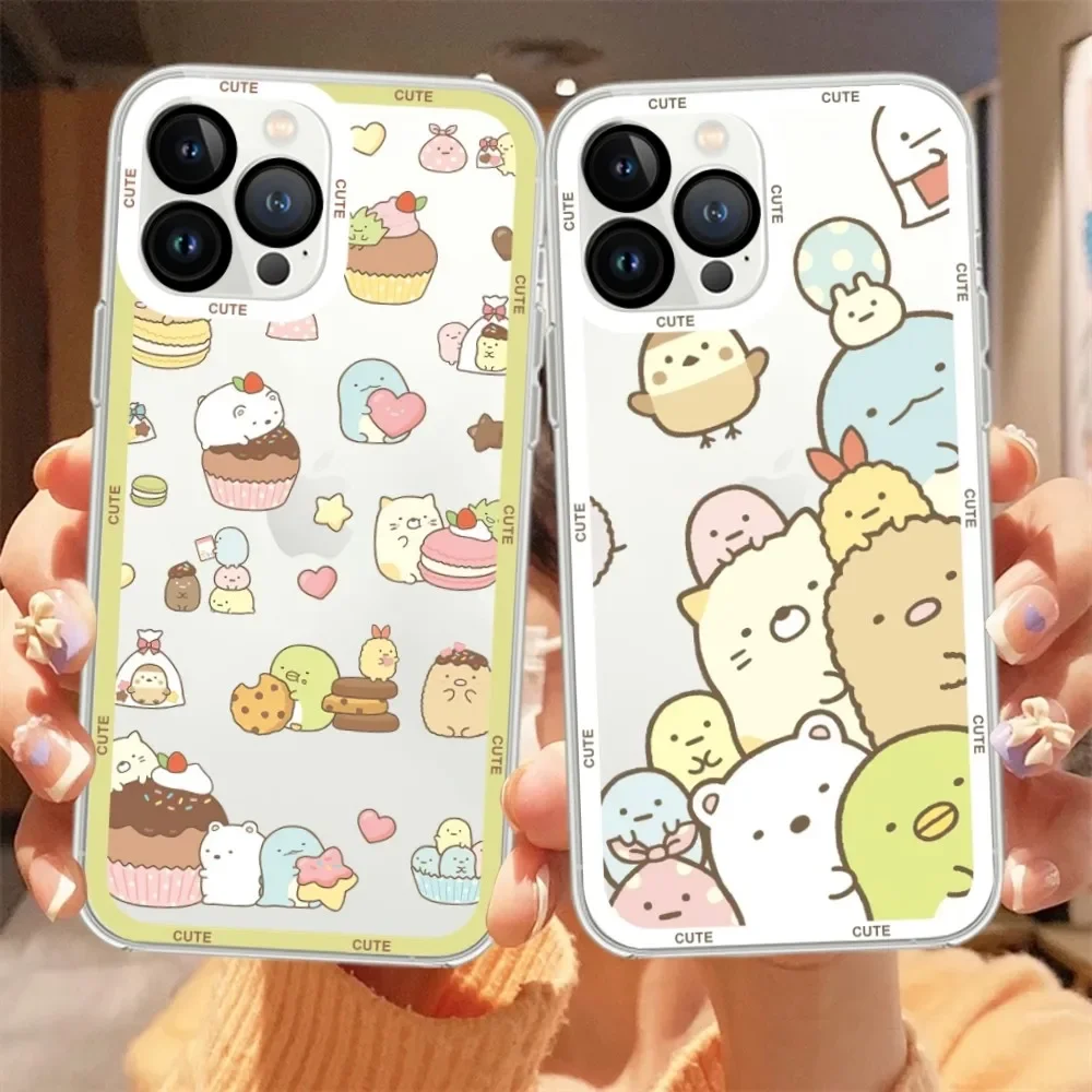 Sumikko Gurashi Cartoon Phone Case  For iPhone 13 14 12 11 Pro Max X XR XS Max