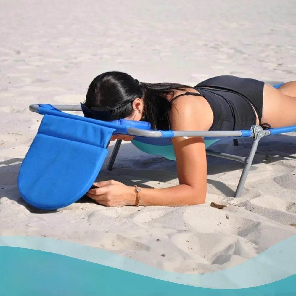 

Ladies Comfort Lounger – Portable Reclining Chair with Chest Support for Outdoor Relaxation​