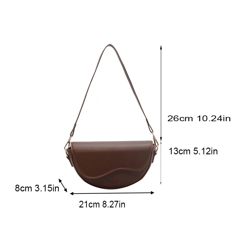 Nuova borsa a tracolla da donna in pelle PU tinta unita con elegante borsa quadrata piccola con tracolla larga rossa