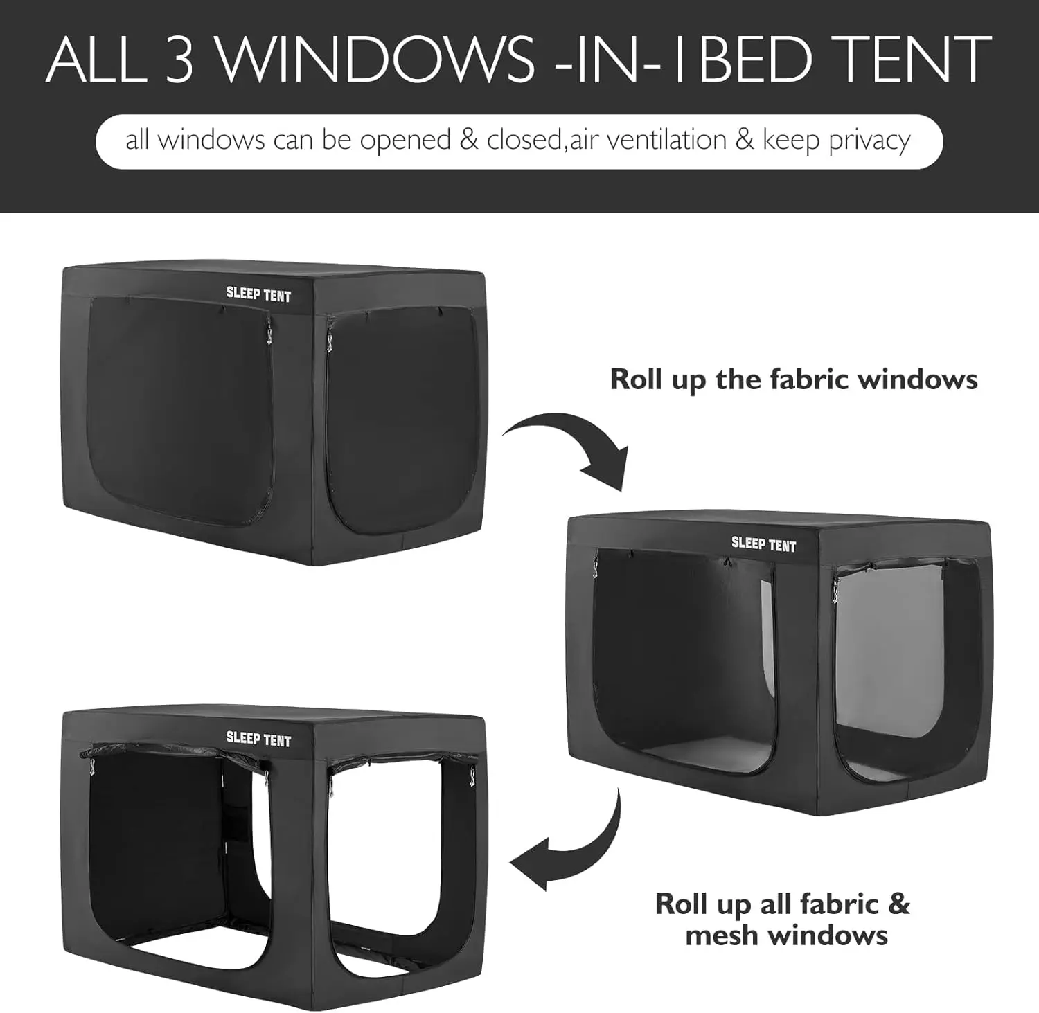 خيمة سرير بمظلة سرير بحجم مزدوج للبالغين والأطفال، خيام نوم محمولة، خيام أحلام داخلية للأطفال والكبار، قابلة للتنفس