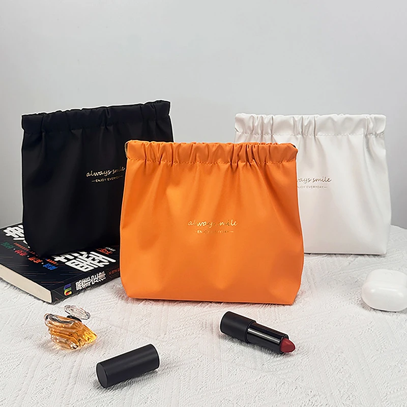 Portátil PU Cosméticos Saco De Armazenamento Para Mulheres, Tampão, Sanitation Pads Pouch, Headphone, Suporte Do Fio, Acessório De Viagem, Saco Organizador, 1Pc