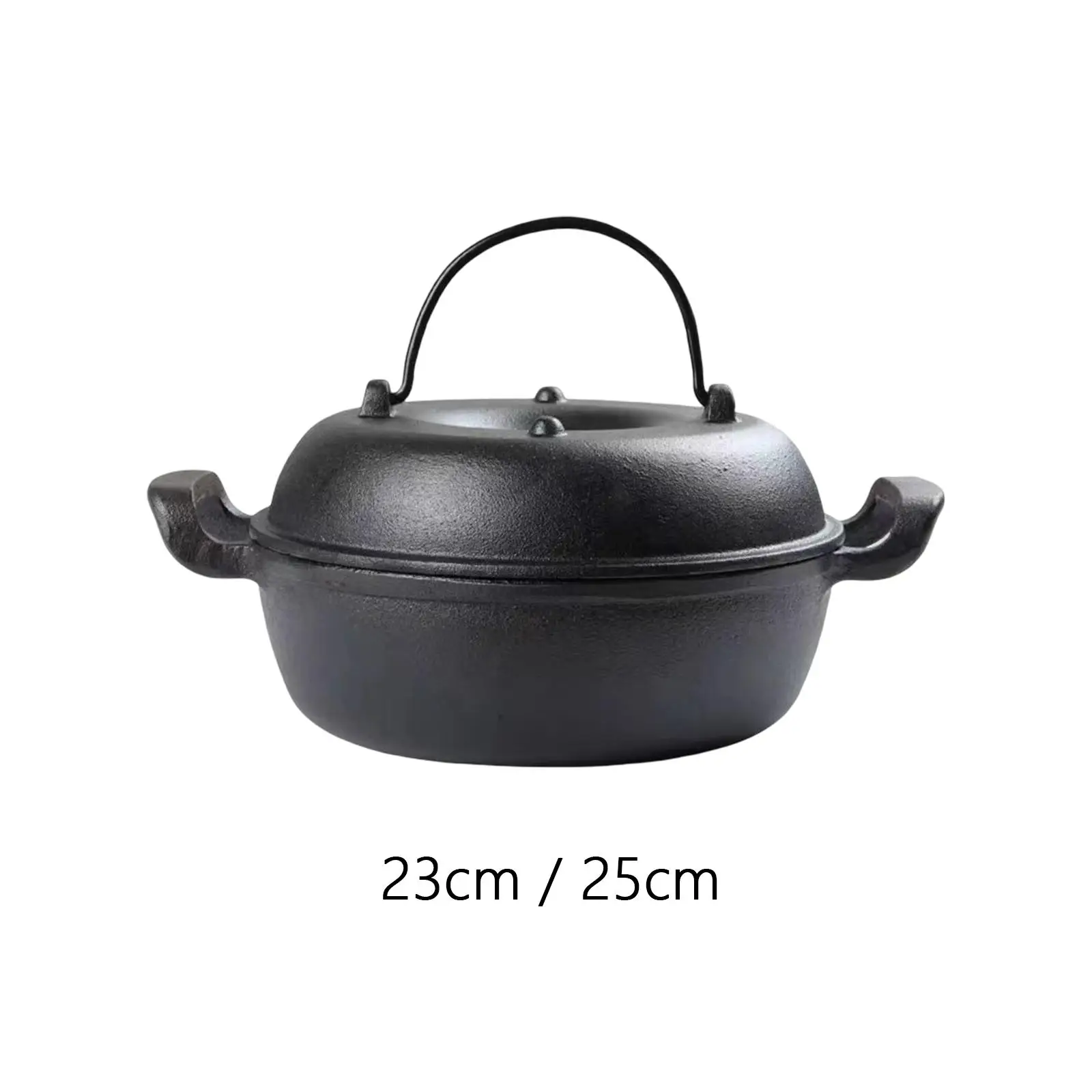 Univesal Roaster Pan Cookware Roaster Cast Iron Dutch Oven for Kitchen Home