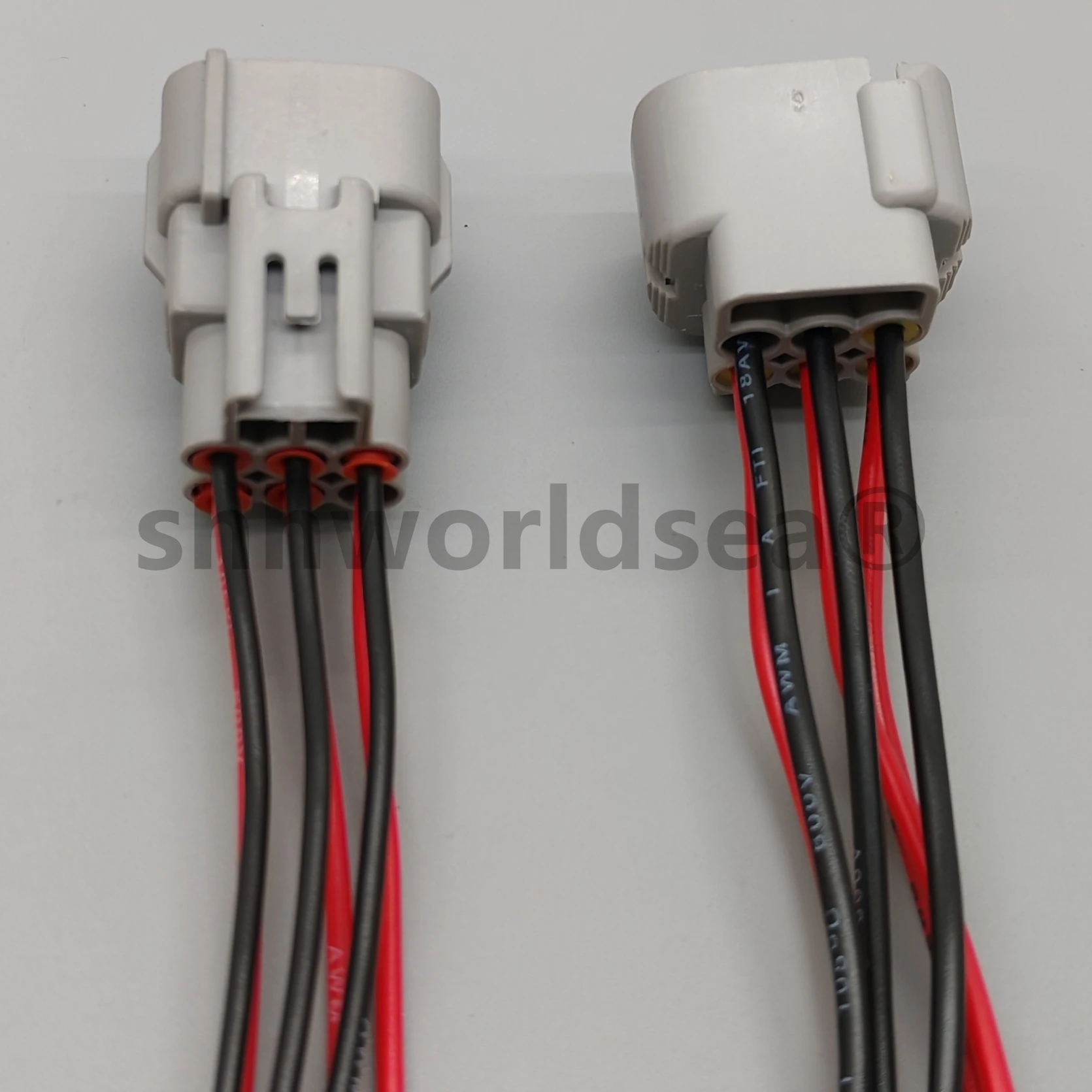 shhworldsea 6 Pin Way Car Headlight Connector Auto Throttle Pedal Socket For Toyota 7282-7064-40 7283-7064-40 90980-10988