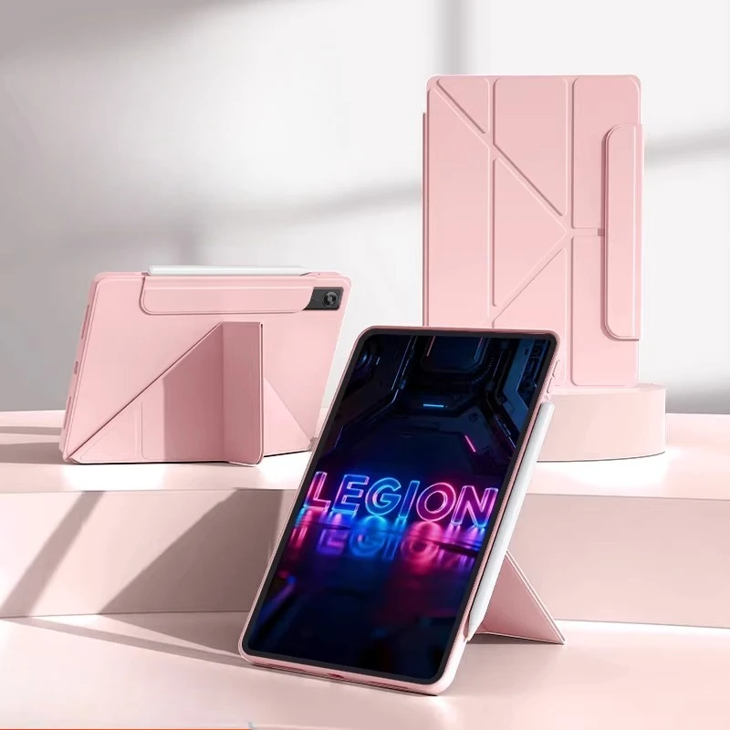 

Foldable Support Multi Angles Silicone Case for Lenovo LEGION Y700 5th Generation 8.8 inch 2026 TB323FU