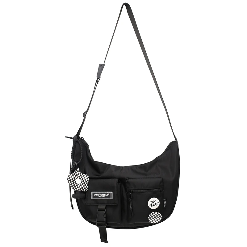 Grande unisex bolsa de ombro de alta qualidade das mulheres saco crossbody simples sacos para meninas simples lazer bolsa viagem à prova dwaterproof água sac