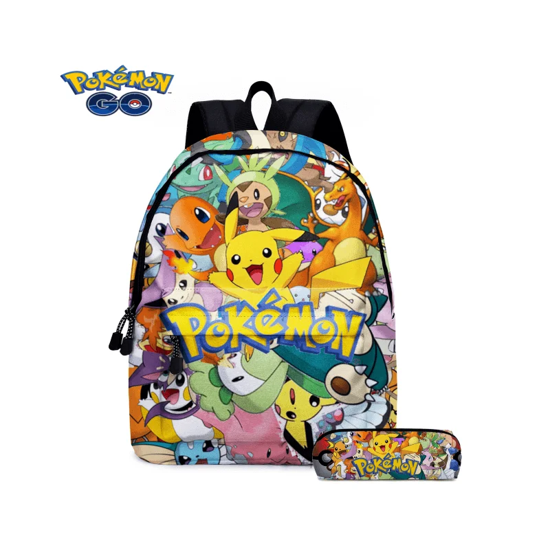 pokemon, pikachu, cartoon, elementary and middle school students' schoolbags, children's backpacks  anime  anime figure