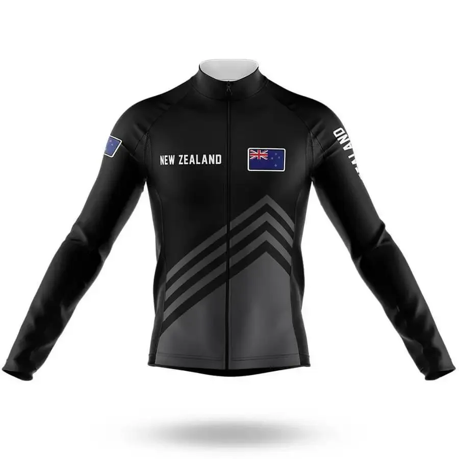 SPRING SUMMER New Zealand NATIONAL TEAM ONLY LONG SLEEVE ROPA CICLISMO CYCLING JERSEY CYCLING WEAR SIZE XS-4XL