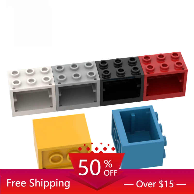 10PCS MOC Bricks  92410 2x3x2 Parts DIYContainer Cupboard Cabinet High-Tech Parts Compatible Brands Educational  Parts Toys