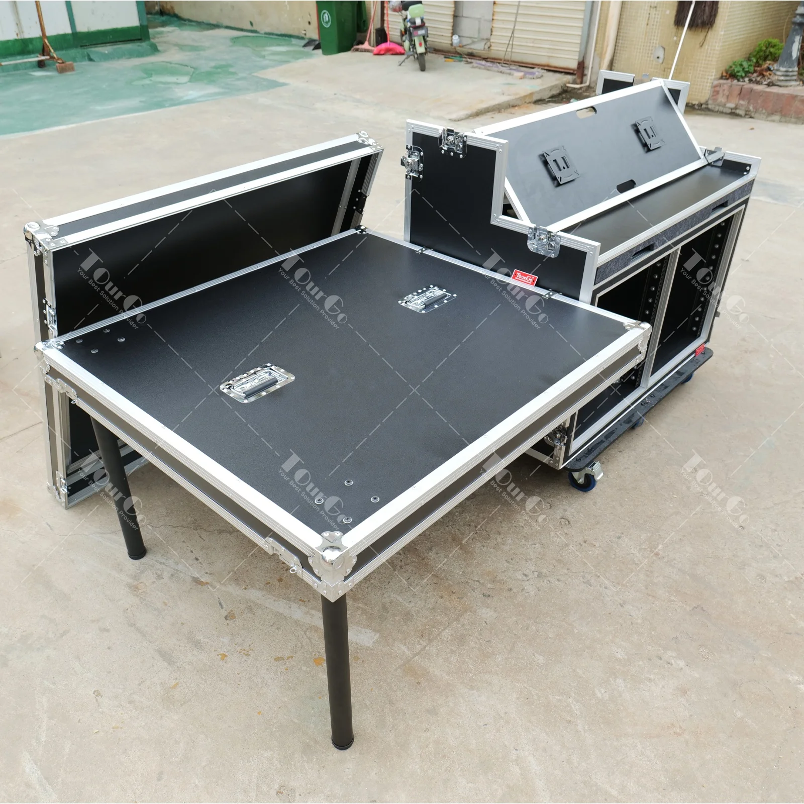 Mobile Video Production Cases Cart Flight Case