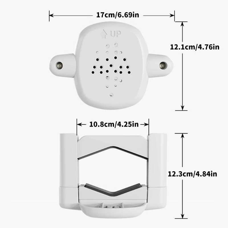 Adaptador barandilla retráctil para puerta escalera bebé J15U, 2 uds., accesorios montaje para instalación y en