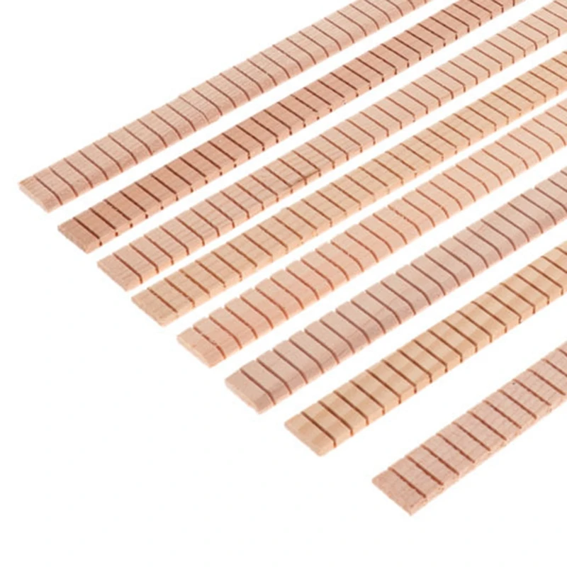 8Pcs Guitar Strips Luthier Purfling Binding Marquetry Inlay Wood DIY Guitars Decorative Accessories Inlay Strip