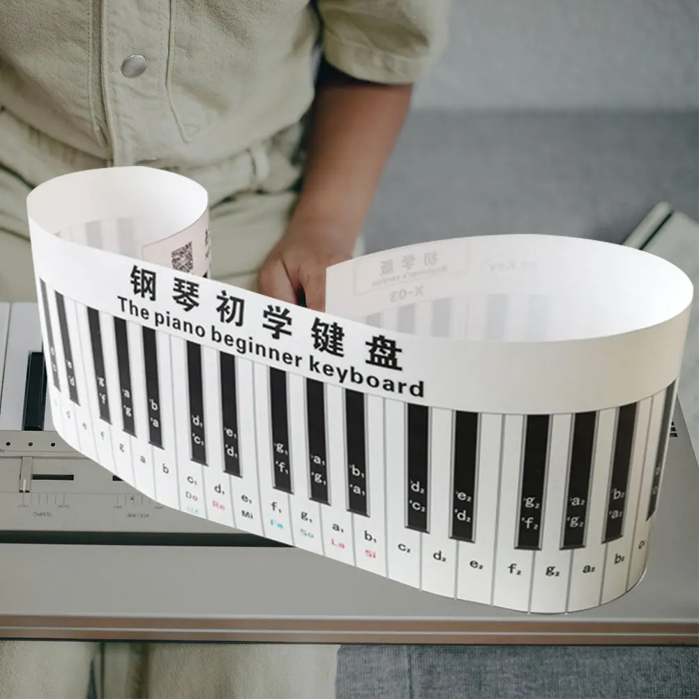 

Piano Keyboard 3d Simulated PVC Piano Keyboard For Practice Decorative Learning Supplies Practice Keyboards Waterproof Dustproof
