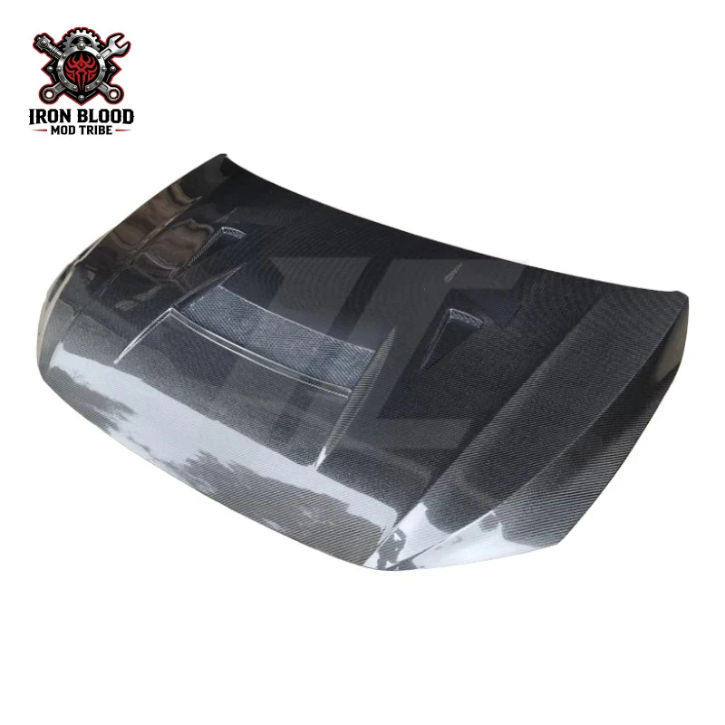 

Suitable for POLO Style Carbon Fiber Top Front Engine Bonnet Hood Cover
