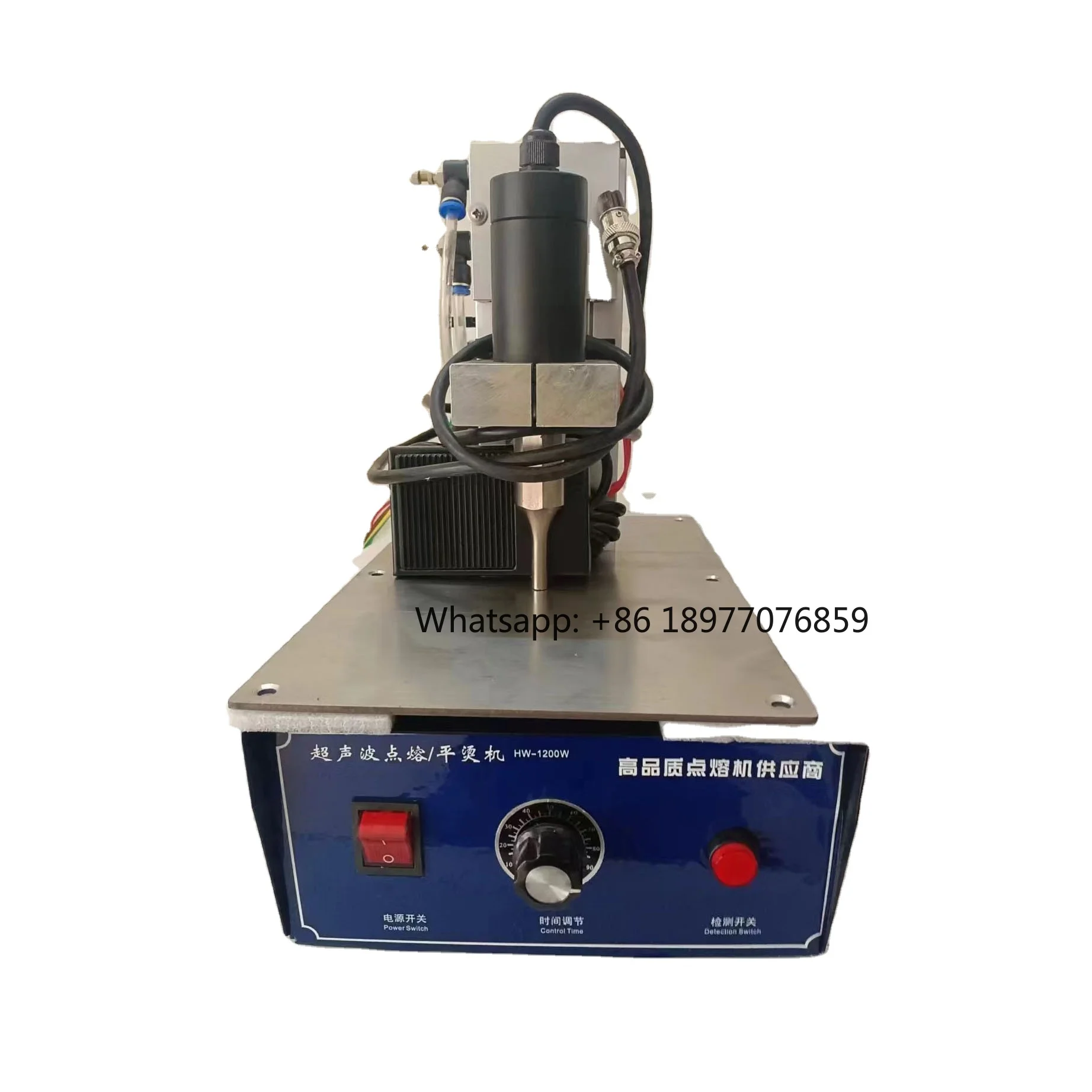 Portable Mini Handheld Ultrasonic Spot Welder New Condition Manual Ultrasonic Plastic Welding Machine For Mask & Ear Loop