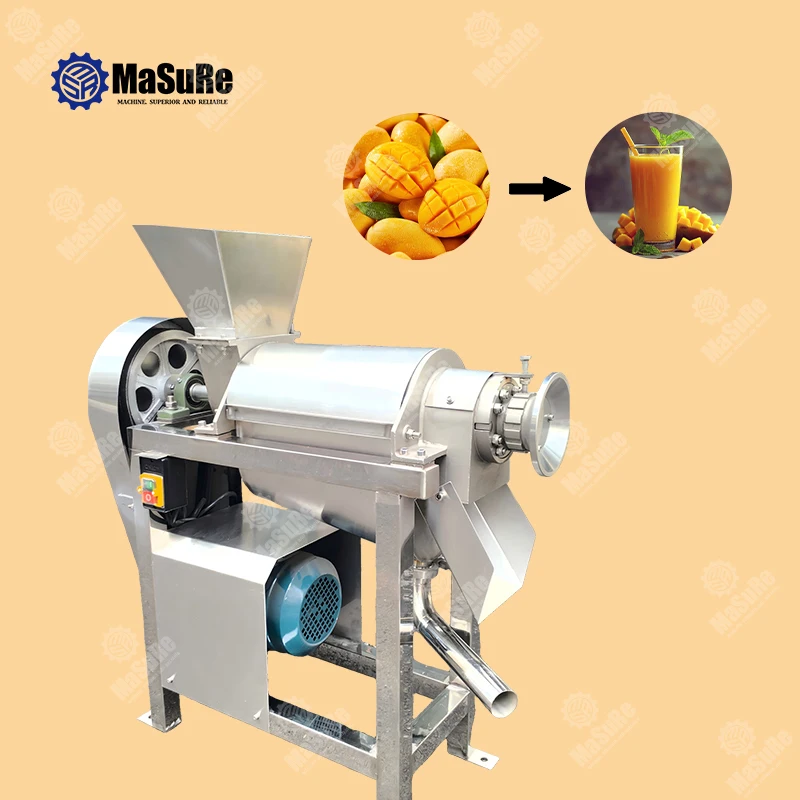 

High-quality Electric Stainless Steel Citrus Juicer Spiral Juicer Big Capacity Juice Screw Press Machine Slow Juicer Commercial