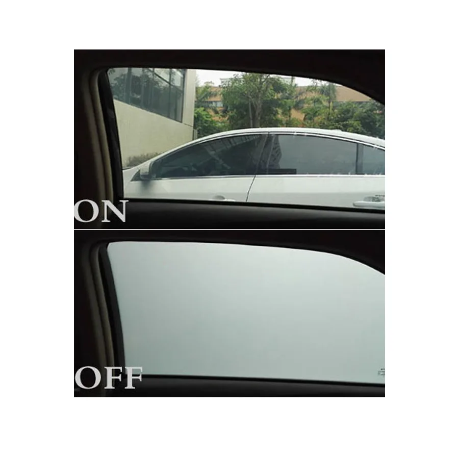 Top quality electric self-adhesive pdlc smart film for car windows glass 12v