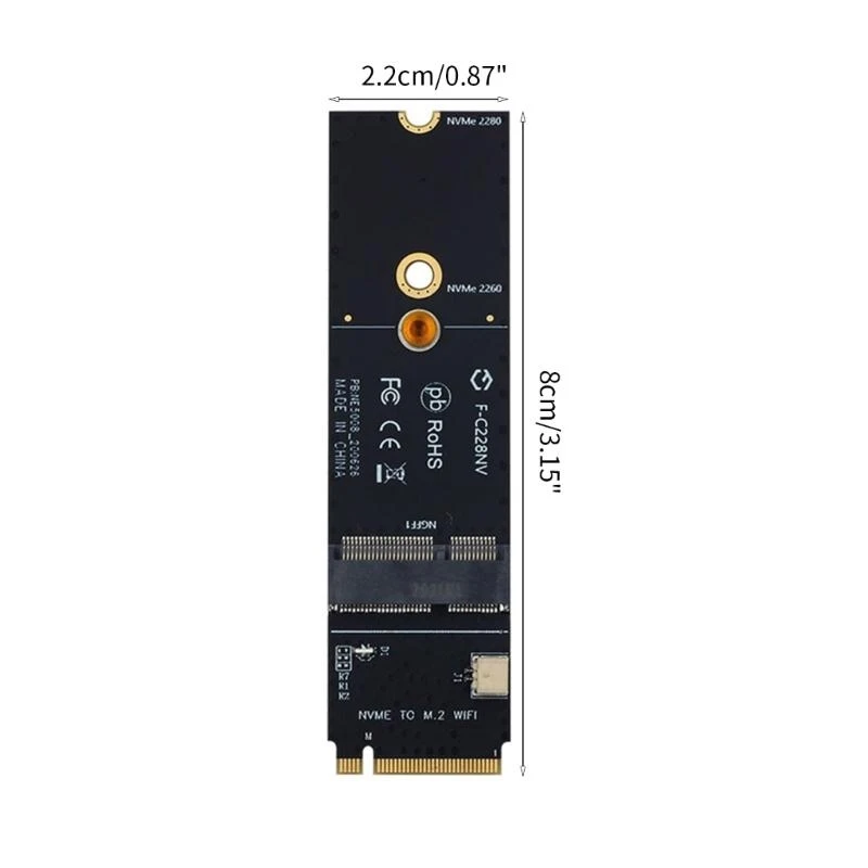 BCM94352Z AX200 AX210 NVMe PCIE SSD용 M-키 슬롯 무선 카드에 대한 Wifi 어댑터 A+E 키 베스트 세일