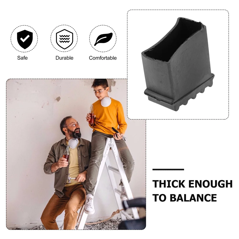 2 Pcs Padding Floor Mat Telescopic Ladders Corner Guard Extension Foot Pads Man