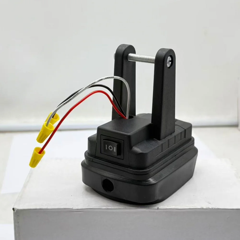 21V 8 Inch LED Cooling Fan Base Dual USB Ports Two-Speed Adjustable For Electric Power Tool Workshop Home Garden Accessories