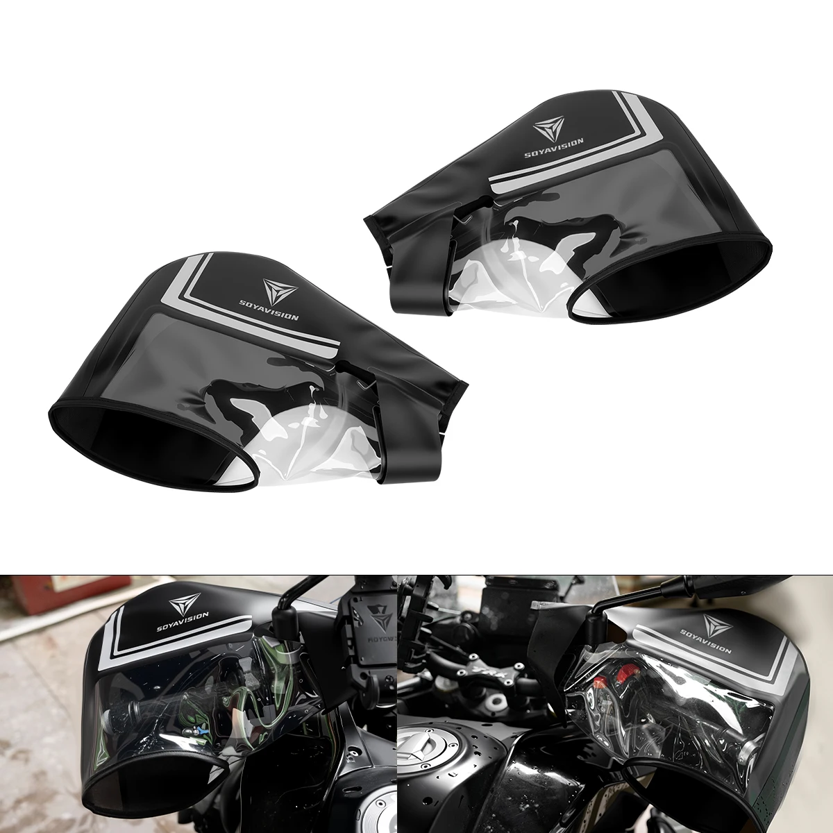 Motorcycle Waterproof Handlebar Sleeve Supplies Winter Handle Cover Warm Biker Gloves Windproof Motorcycle Handlebar Gloves