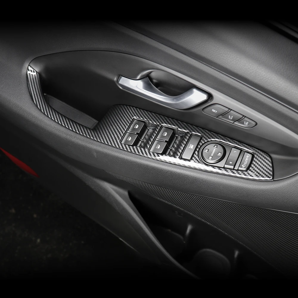 Auto Sale For Hyundai I30/I30 N 2017-2025 LHD/RHD Car Window Button Cover Trim Interior Parts