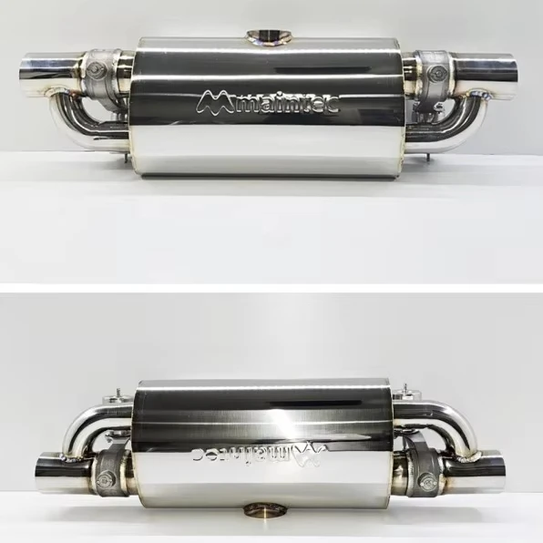 Universal Valved Muffler T-type (Vacuum valve / EVC valve) Stainless Steel 304 Thickness 1.5t, Custom OEM made in KOREA